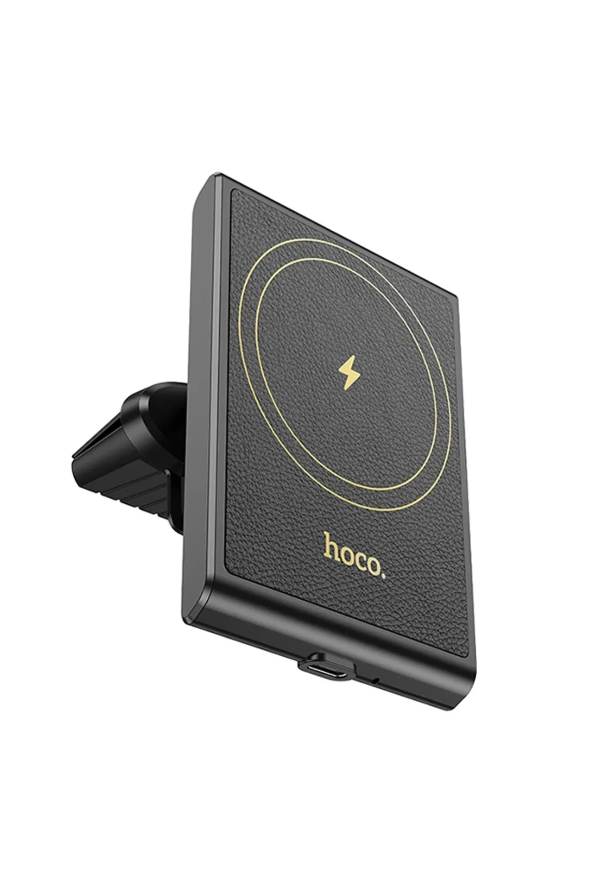 Hoco HW19 Klima Havalandırma Bölmesi Wireless Kablosuz Hızlı Şarj Araç Telefon Tutucu-(5775) HBTKN-P
