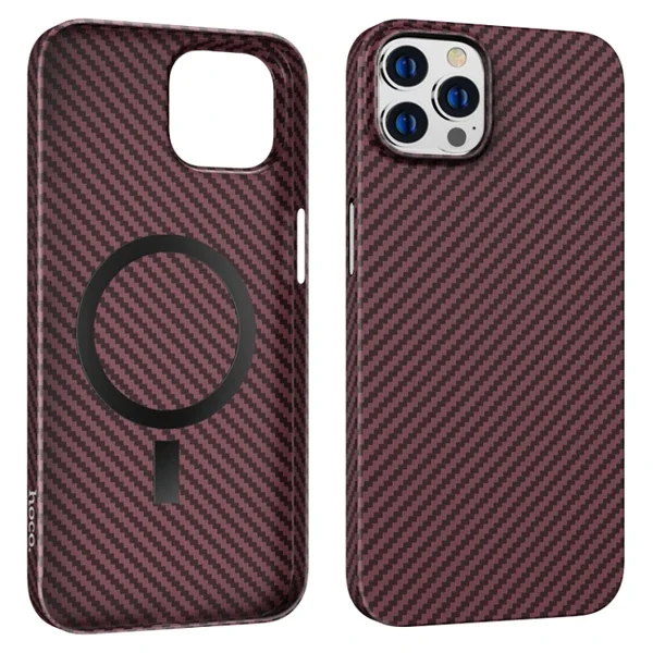Hoco iPhone 14 Pro 6.1 Kılıf Manyetik Magsafeli Darbe Emici Telefon Kılıfı-1852
