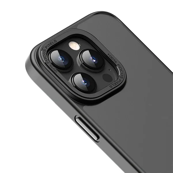 Hoco iPhone 14 Pro Golden Shield Frosted Silikon Telefon Kılıfı-1852