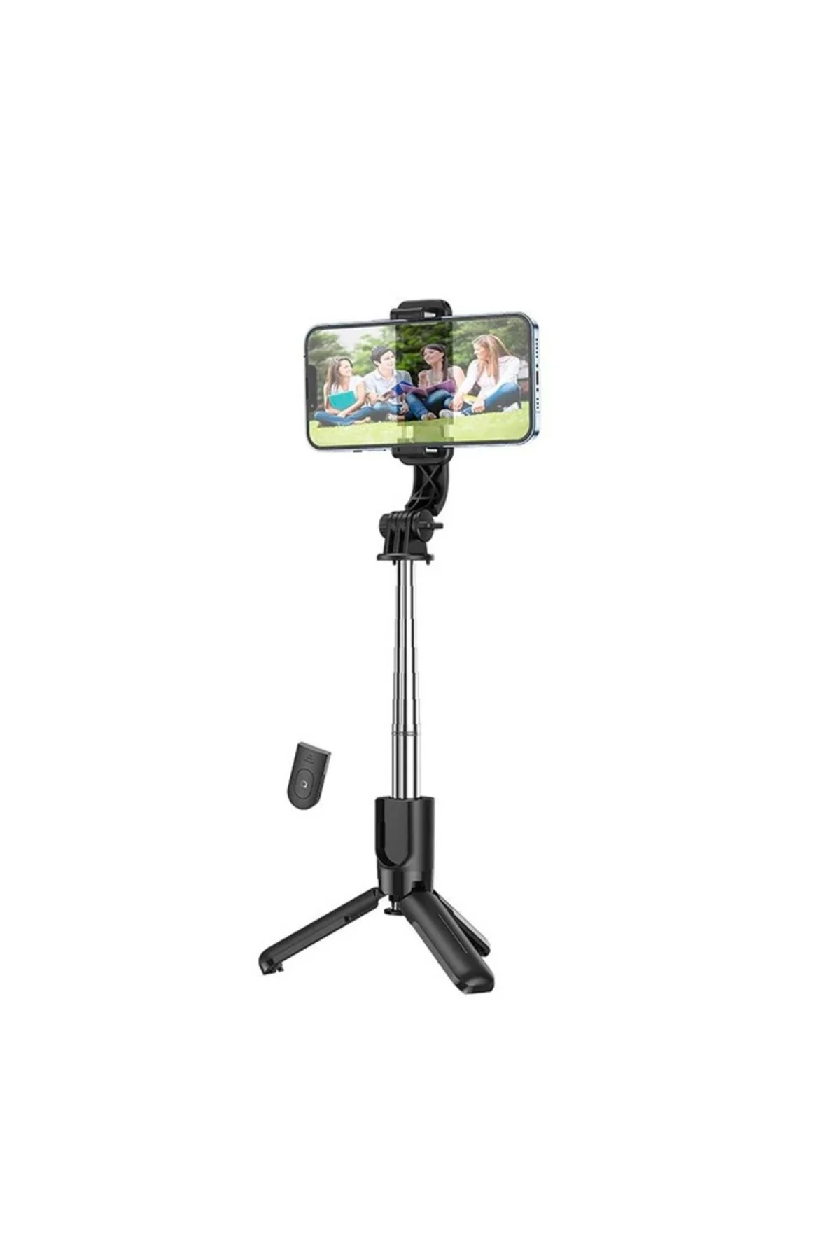 Hoco K17 Bluetooth Uzaktan Kontrol Selfie Çubuğu Tripod Mini Canl