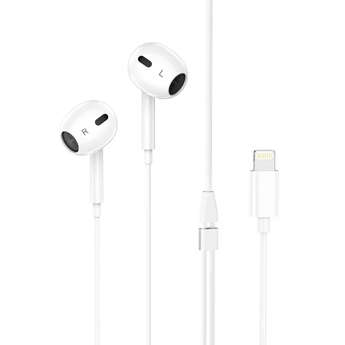 HOCO M1 Max iPhone Lightning Kulakiçi Mikrofonlu Kablolu Kulaklık-1852