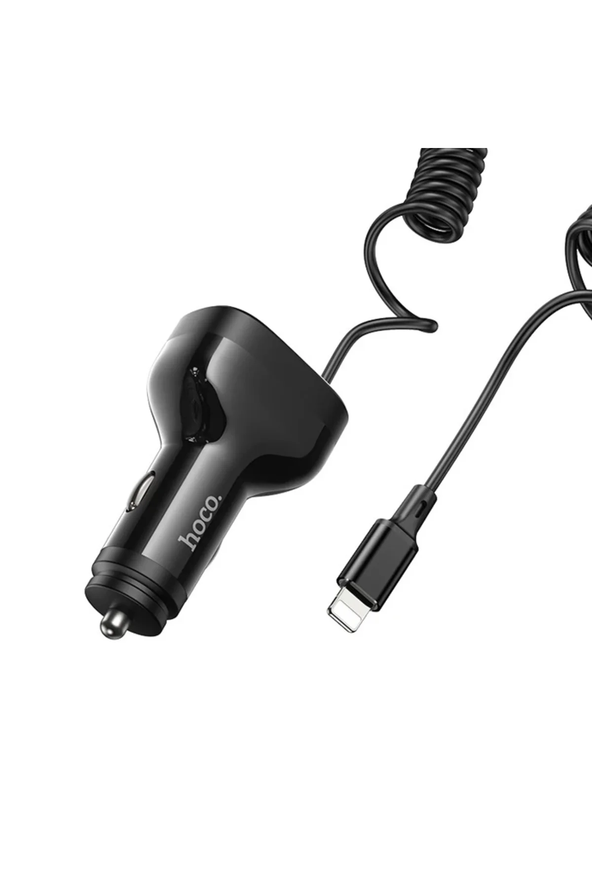 Hoco Nz11A 30W 2 Usb+ Type-C Girişli Iphone Kablolu Araç Çakmaklı
