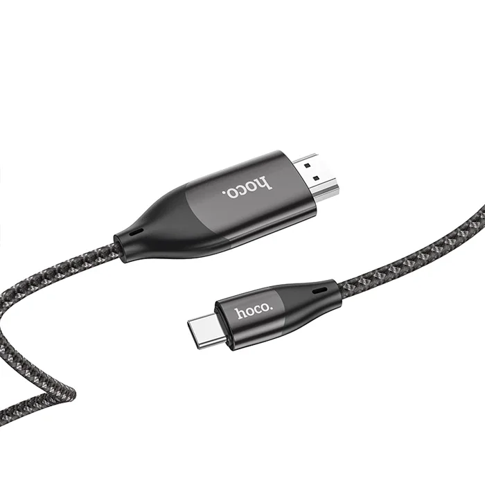 HOCO UA16 Type-C to HDMI 4K 30hz Ses ve Görüntü Aktarma Kablosu-1852 HOCO UA16 Type-C to HDMI 4K 30hz Ses ve Görüntü Aktarma Kablosu-1852