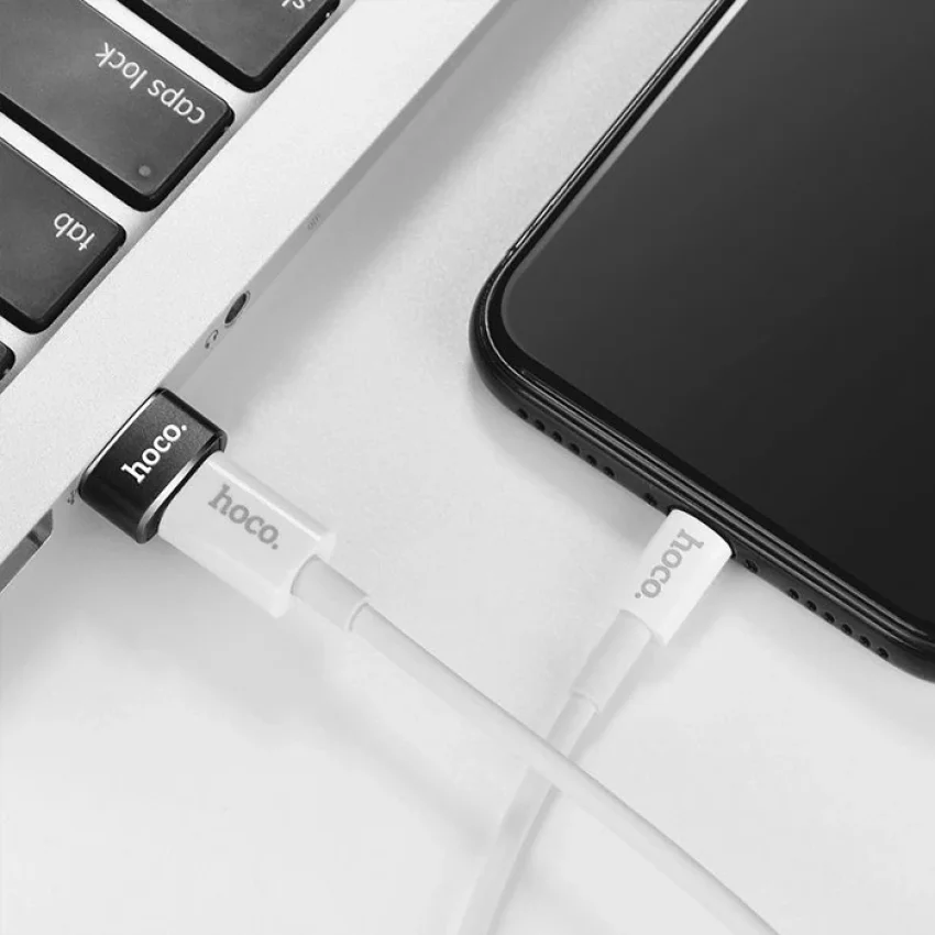 HOCO UA6 Erkek USB to Dişi Type-C Dönüştürücü Çevirici Adaptör-1852