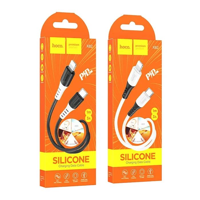 HOCO X82 20W Type-C to Lightning iPhone Hızlı Şarj Kablosu Data Kablosu-1852 HOCO X82 20W Type-C to Lightning iPhone Hızlı Şarj Kablosu Data Kablosu-1852