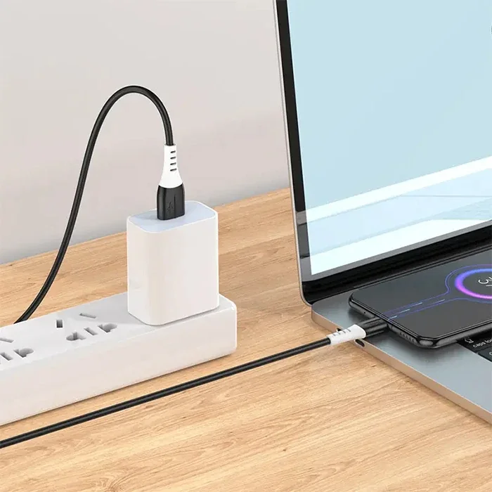 HOCO X82 Micro USB to USB 2.4A Silikon Data ve Şarj Kablosu-1852