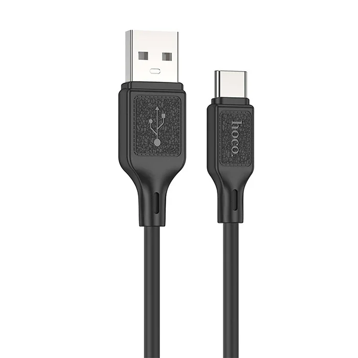 HOCO X90 USB to Type-C 3A Silikon Hızlı Şarj ve Data Kablosu-1852 HOCO X90 USB to Type-C 3A Silikon Hızlı Şarj ve Data Kablosu-1852