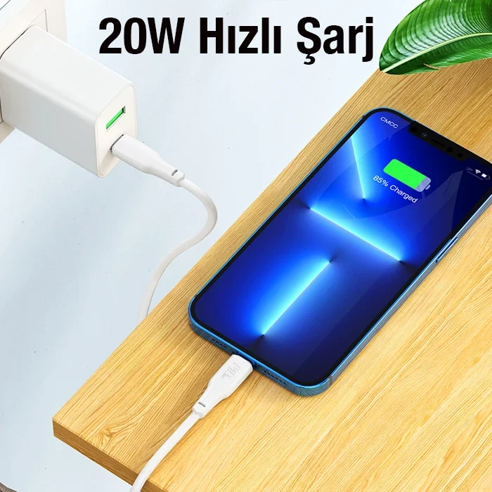 HOCO X93 Force 20W Type-C to iPhone Lightning-C Ultra Hızlı Şarj ve Data Kablosu-1852 HOCO X93 Force 20W Type-C to iPhone Lightning-C Ultra Hızlı Şarj ve Data Kablosu-1852
