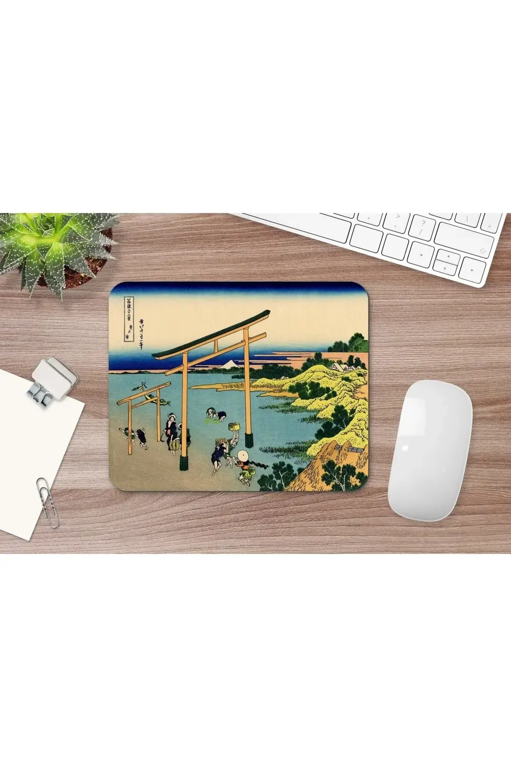 Hokusai Bay Of Noboto 17 X 21 Cm Mouse Pad