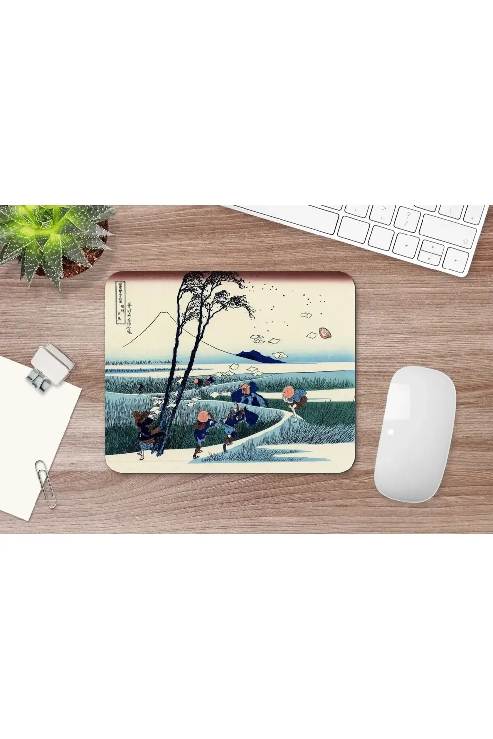 Hokusai Ejiri In The Suruga Province 17 X 21 Cm Mouse Pad