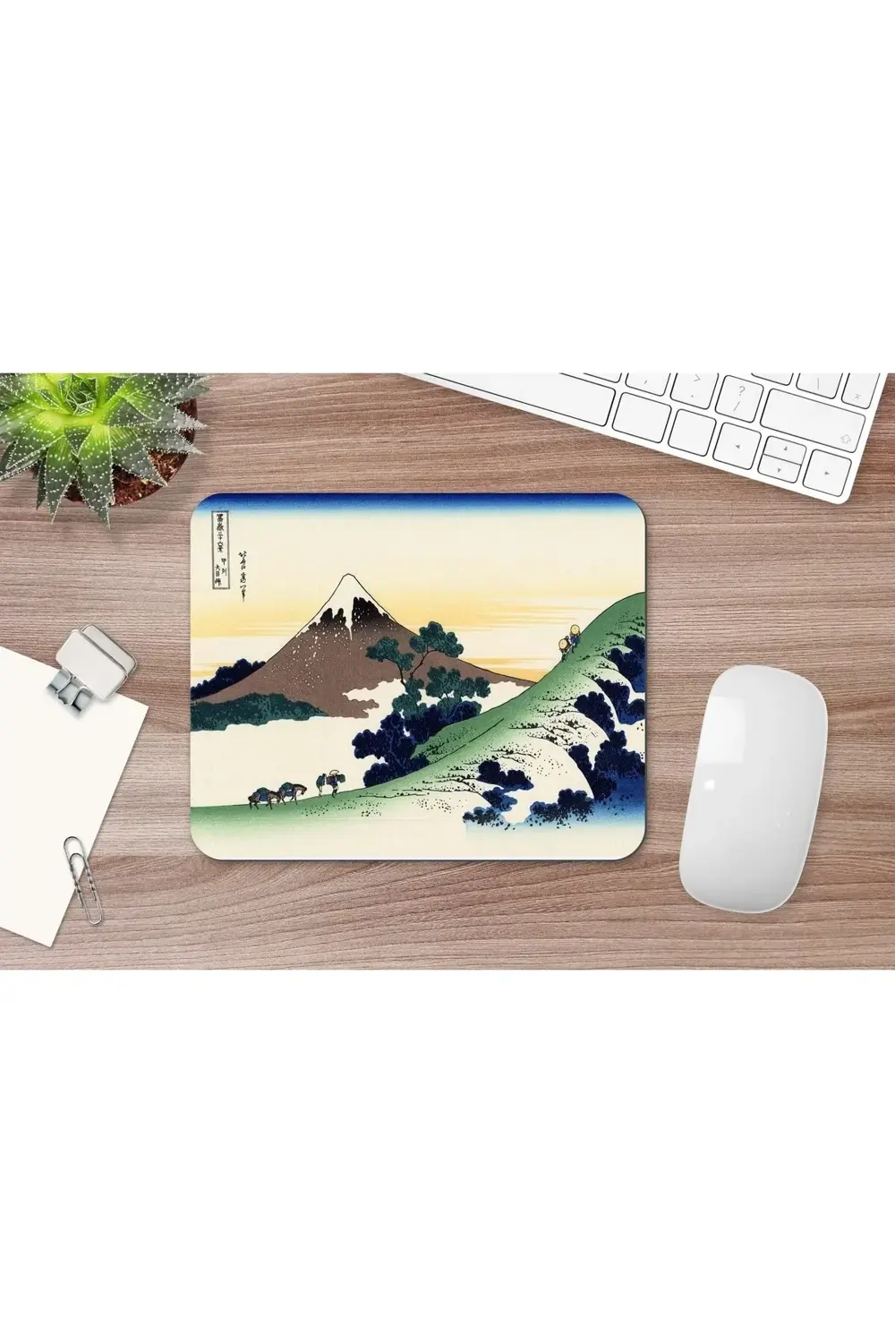 Hokusai Inume Pass In The Kai Province 17 X 21 Cm Mouse Pad