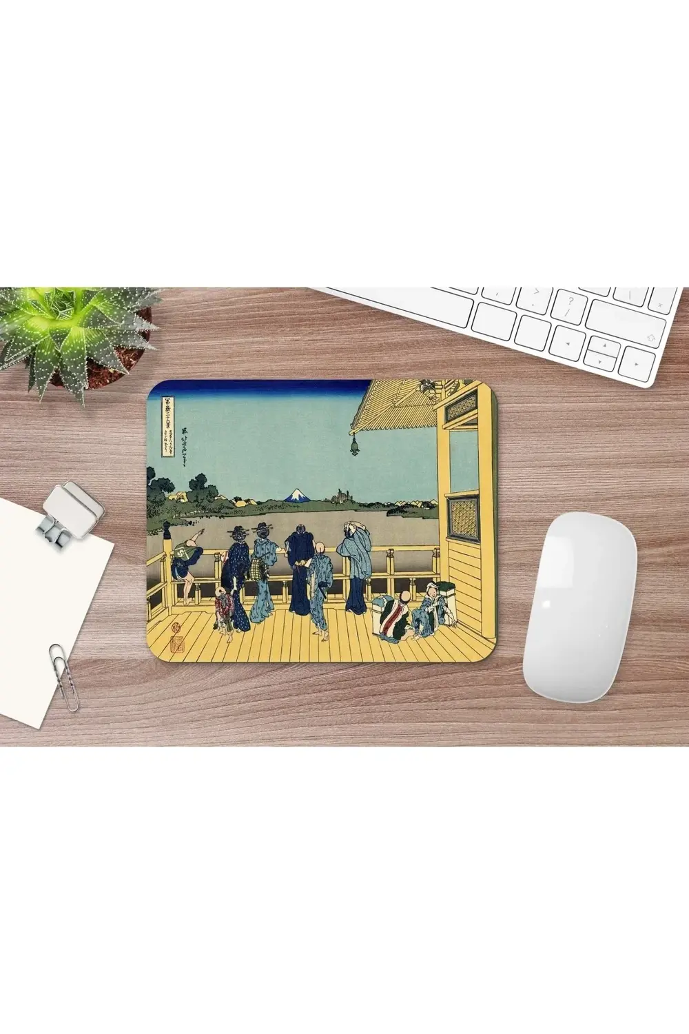 Hokusai Sazai Hall 17 X 21 Cm Mouse Pad