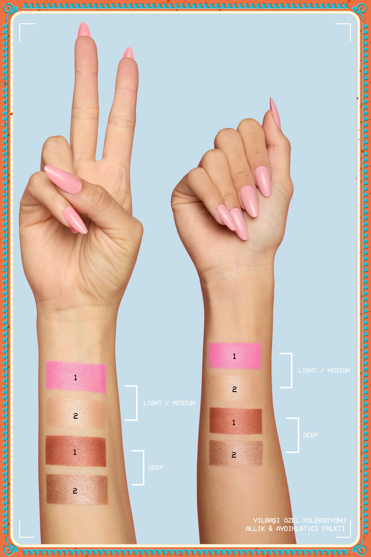 Holiday Özel Koleksiyonu Buttermelt Allık Face Palette – Light Me