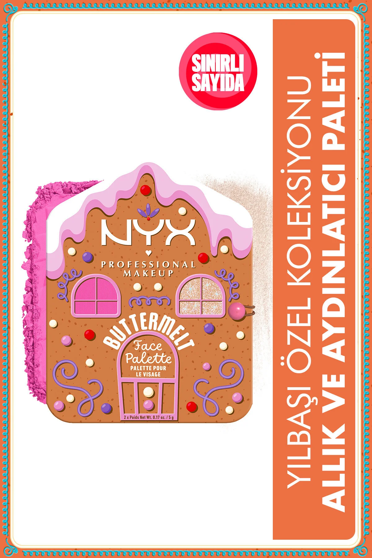 Holiday Özel Koleksiyonu Buttermelt Allık Face Palette – Light Me