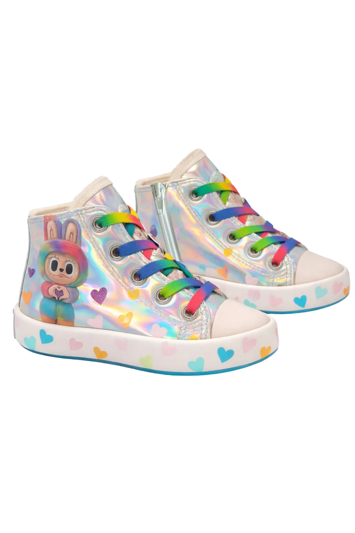 Hologram Gri Kız Çocuk Sneaker Spor Ayakkabı Hologram Gri Kız Çocuk Sneaker Spor Ayakkabı