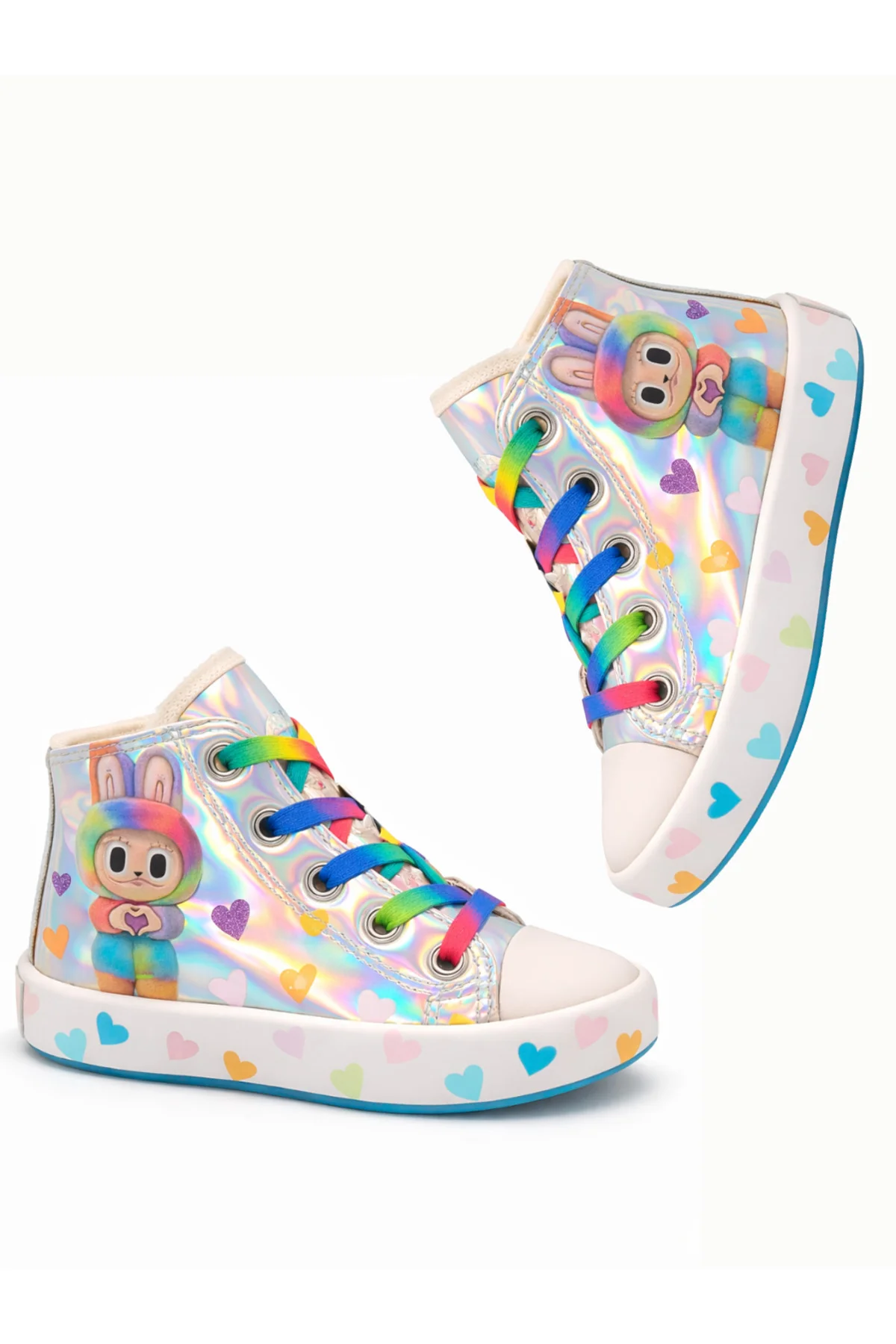 Hologram Gri Kız Çocuk Sneaker Spor Ayakkabı Hologram Gri Kız Çocuk Sneaker Spor Ayakkabı