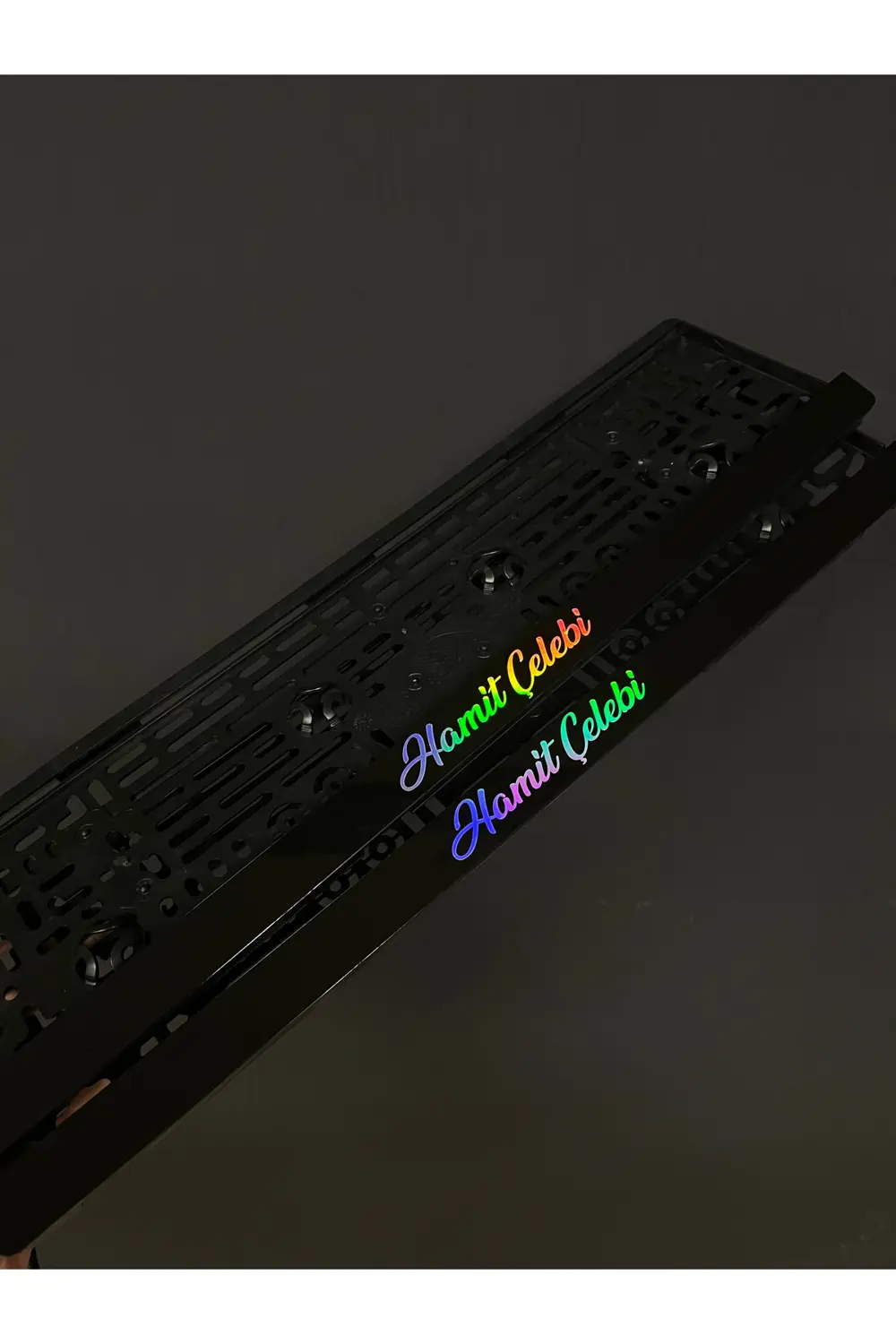 Hologram Takmatik Plakalık Premıum El Yazısı Model