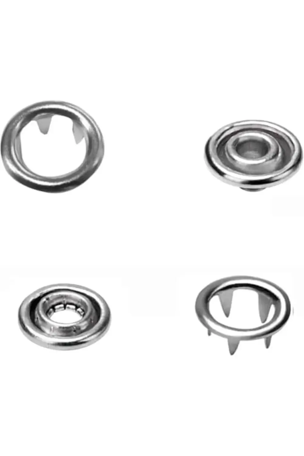Home 9.5 mm Metal Çıtçıt El Pensesi Seti – Gömlek, Bebek Kıyafetl