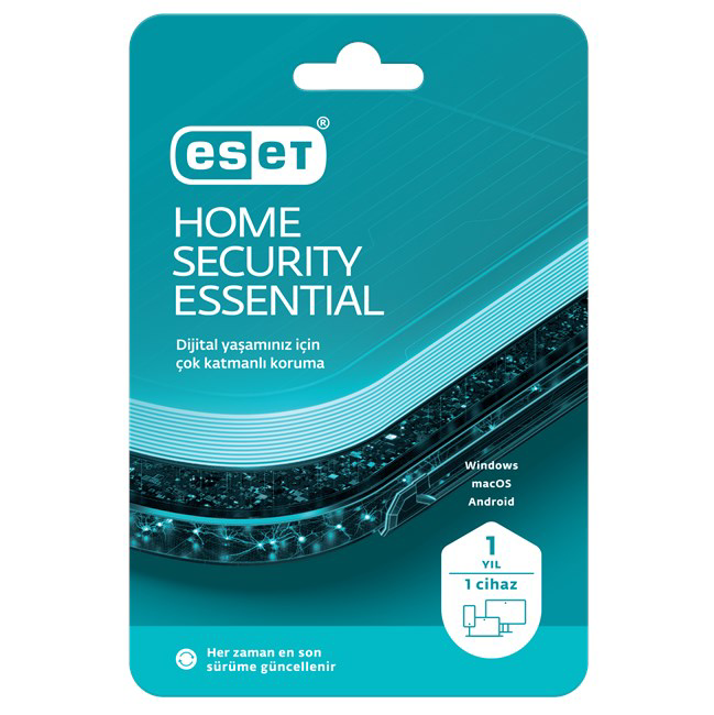 Eset Home Security Essential (1 Kull./1 Yıl Kutu)