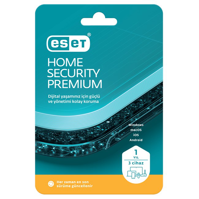 Eset Home Security Premium (3 Kull./1 Yıl Kutu)