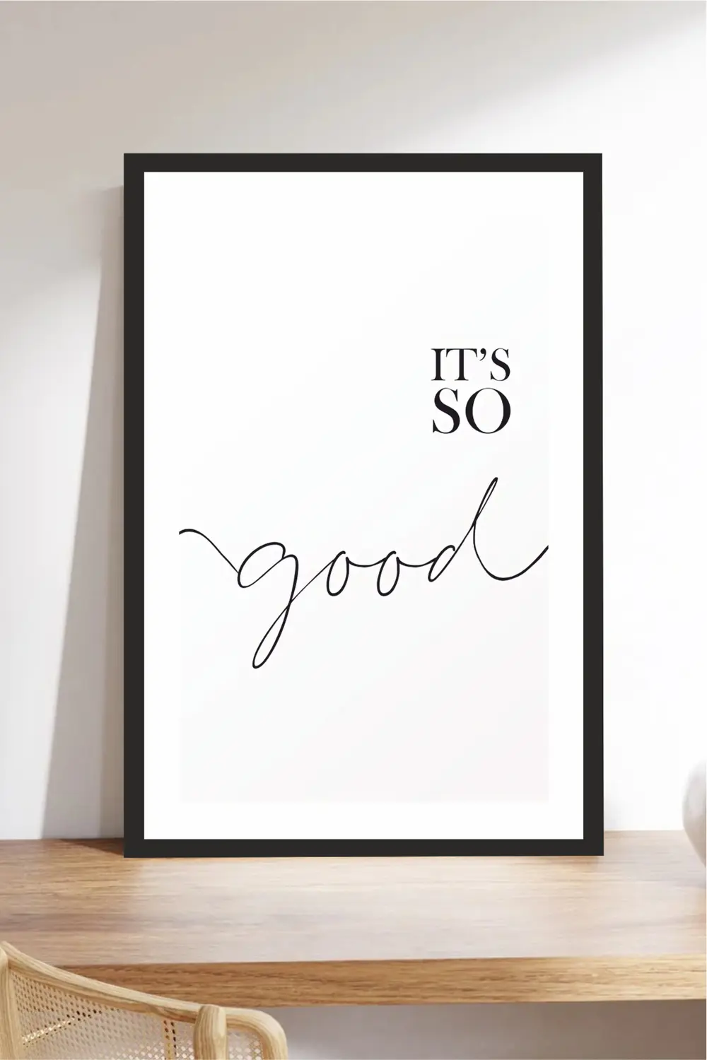 Home Yazılı Ahşap Mdf Çerçeve Görünümlü Mdf Tablo