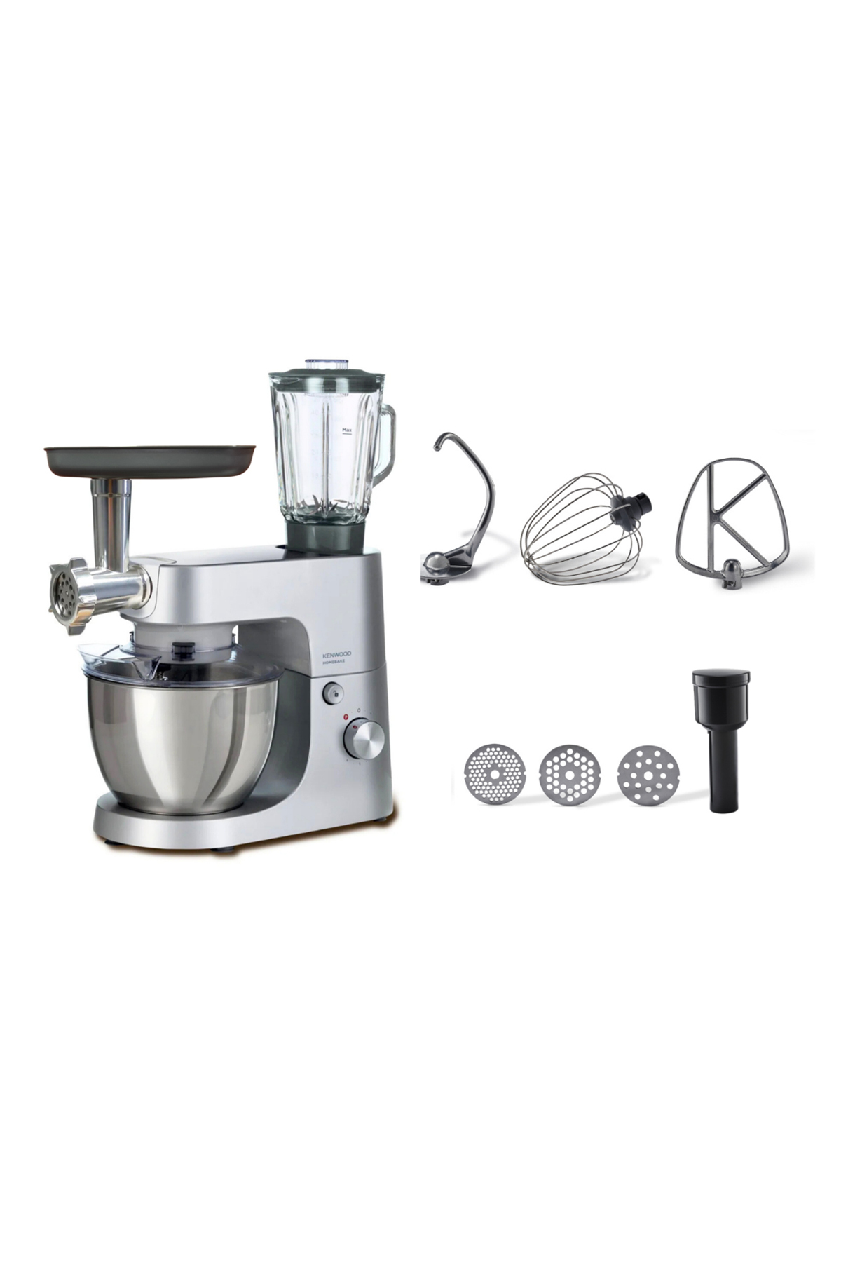 Homebake Pro Mutfak Şefi Kıyma Aparatı Ve Cam Blender