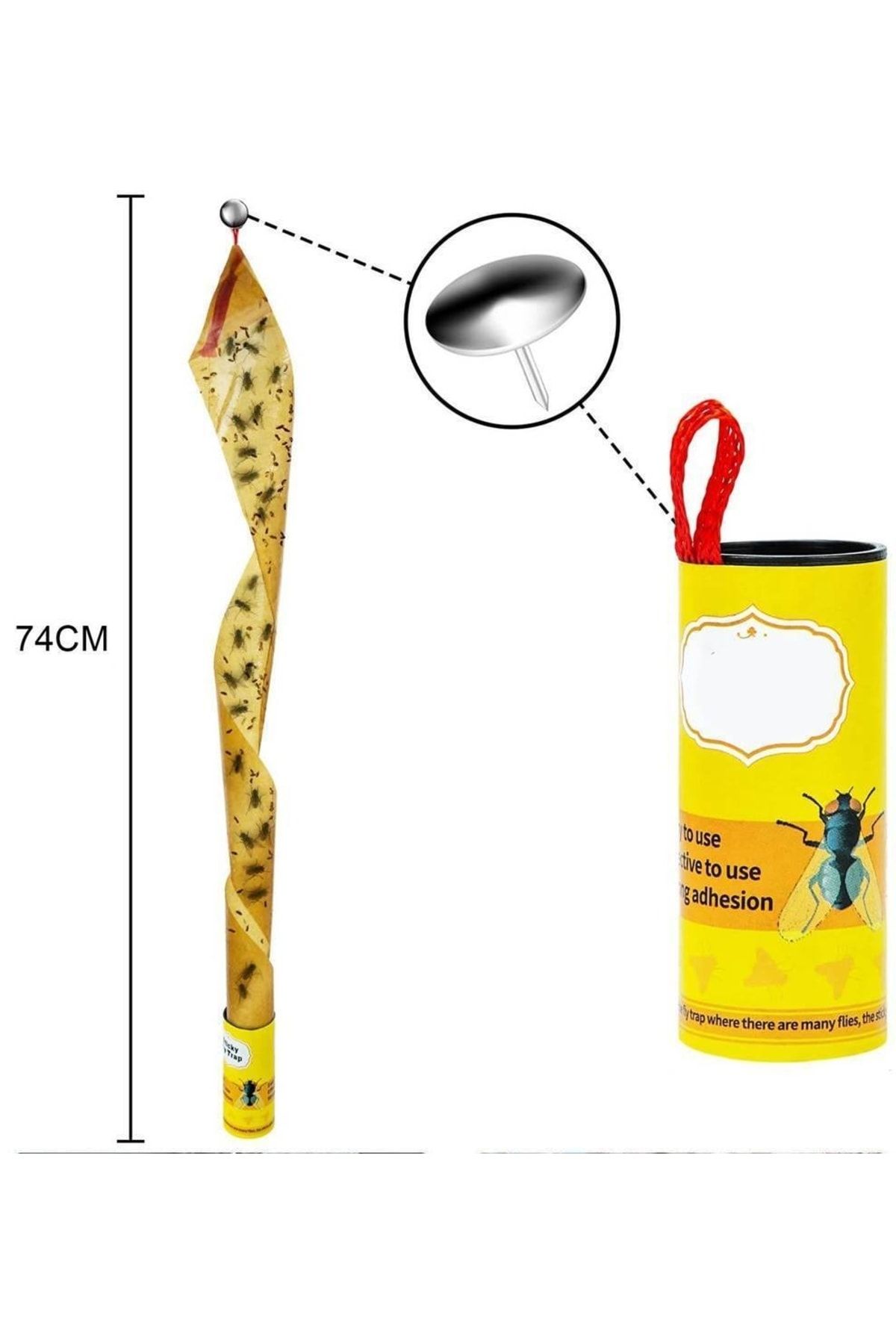 Sea Home Care Homecare 12 Adet Yapişkanli Sinek Kapani 74 Cm 716516