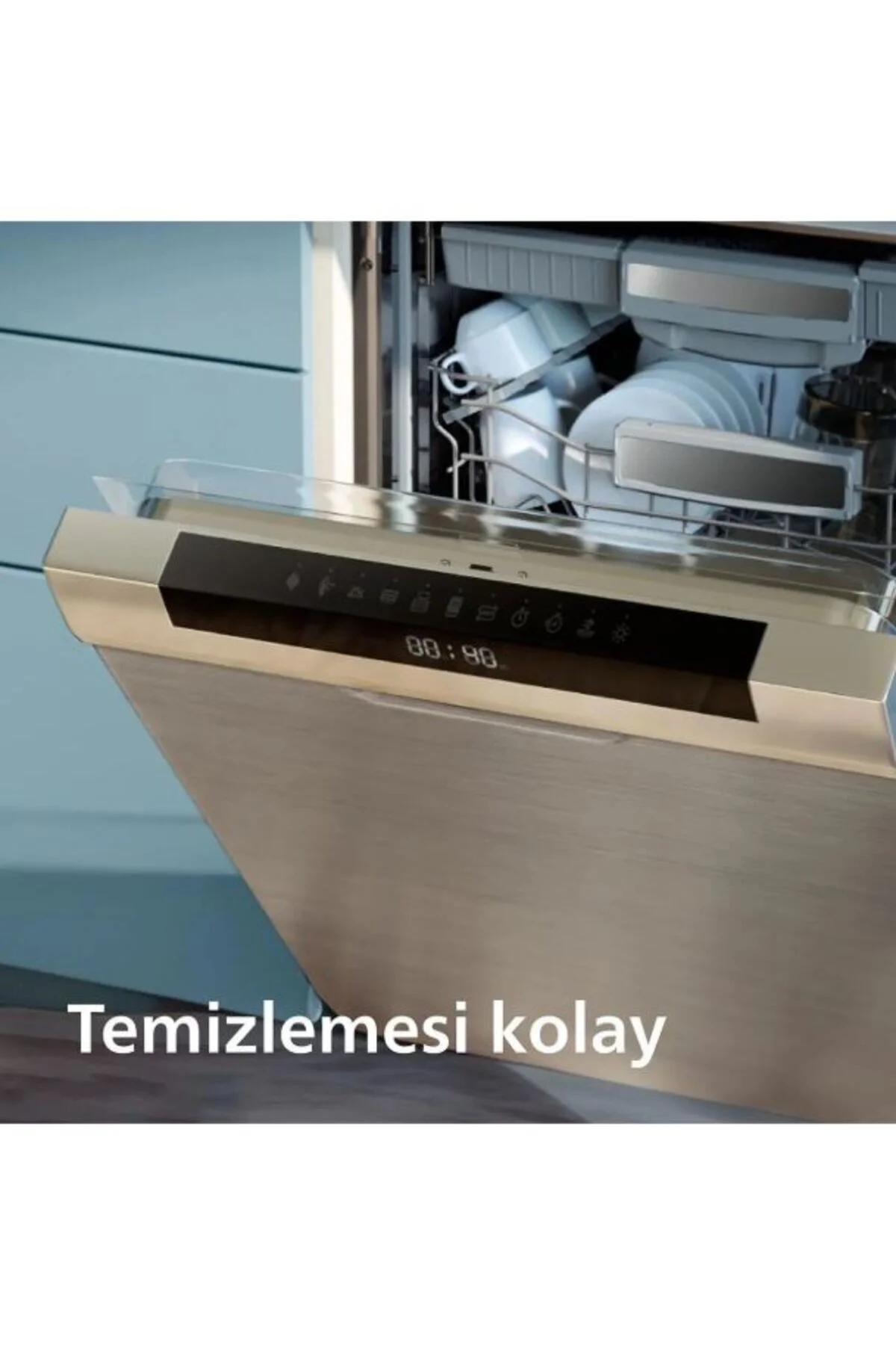 HomeID Uygulaması 3000 Seri Çift Hazneli Airfryer, 3L + 6L, NA350/00 ,2750 W + 5 YIL GARANTİ