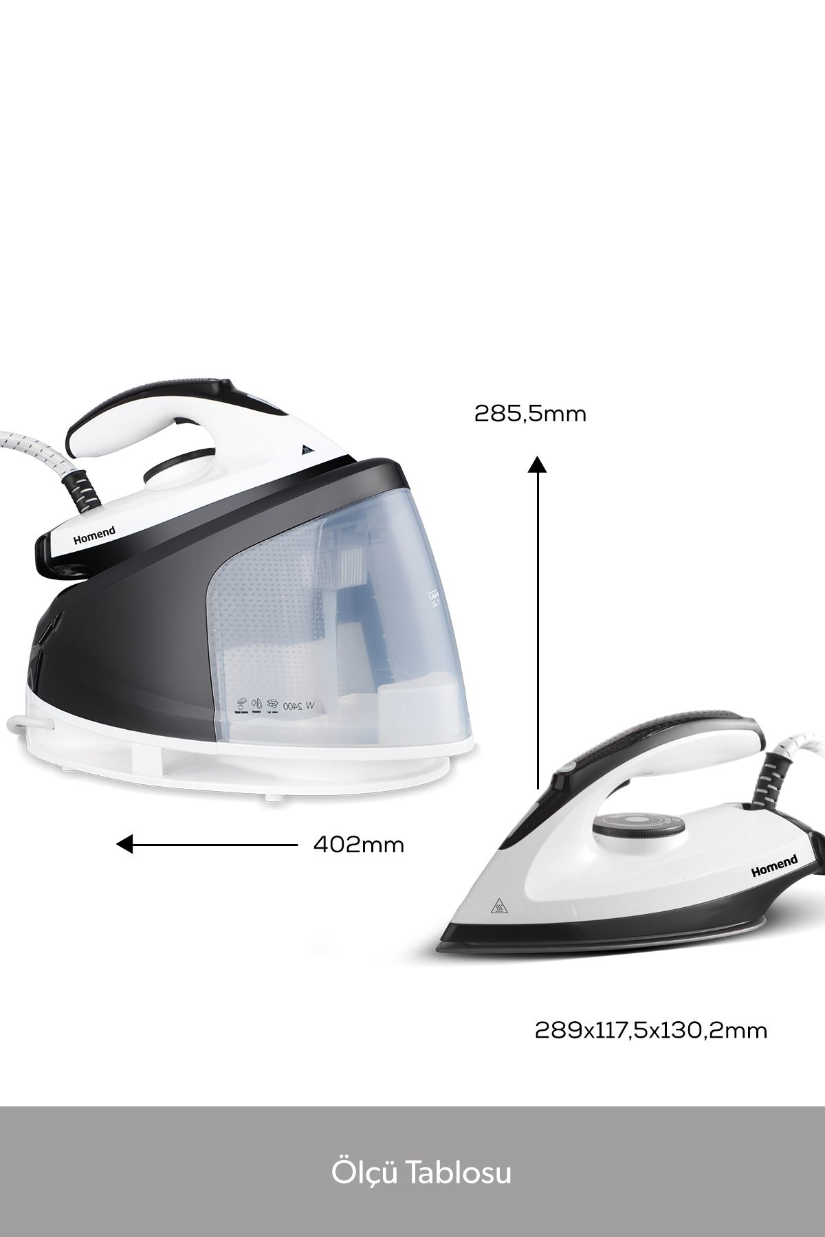 Homend  Steamwork Buhar Kazanlı Ütü 1167H