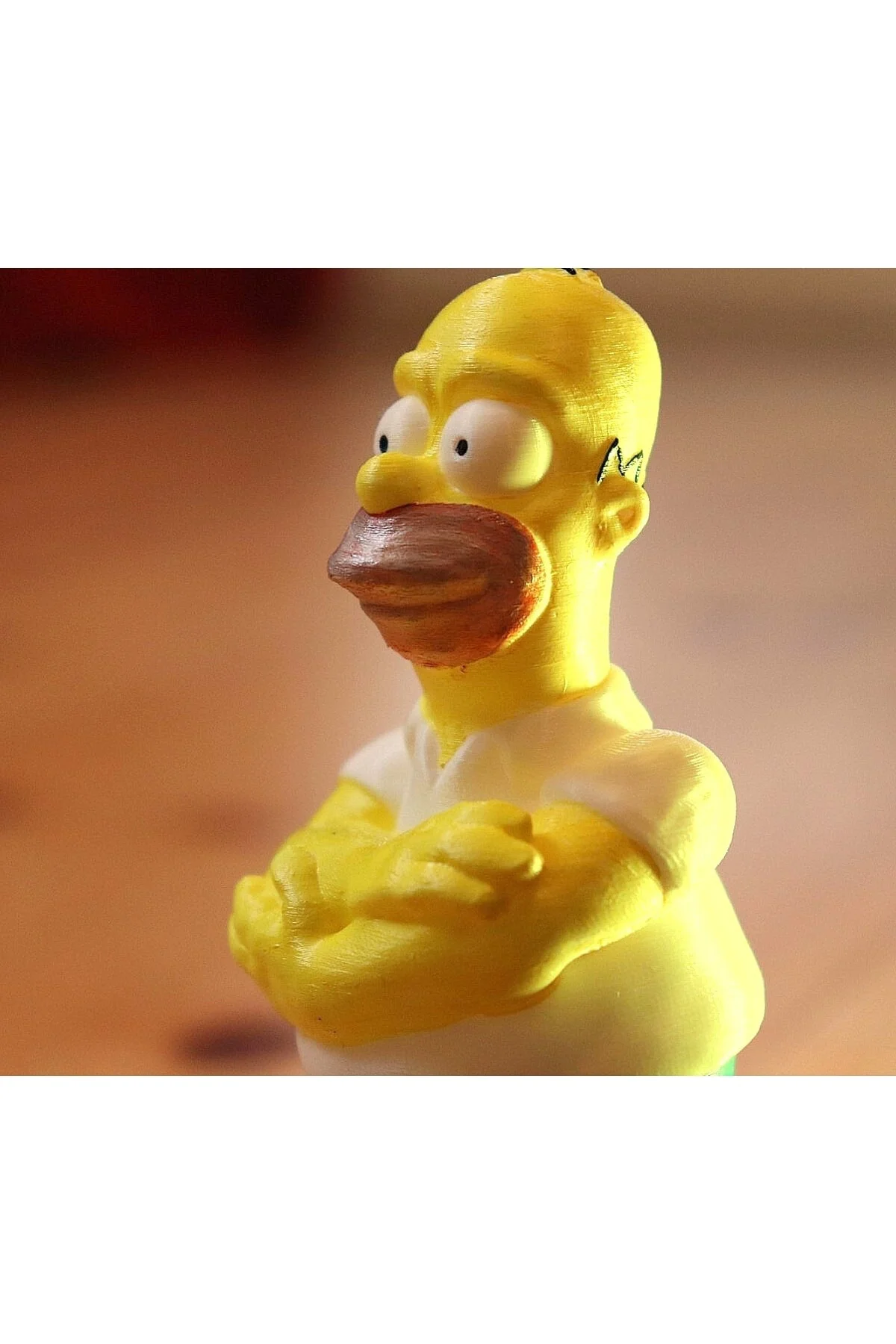 Homer Simpson Simpsons Simpsonlar Boyalı Figür 15 Cm