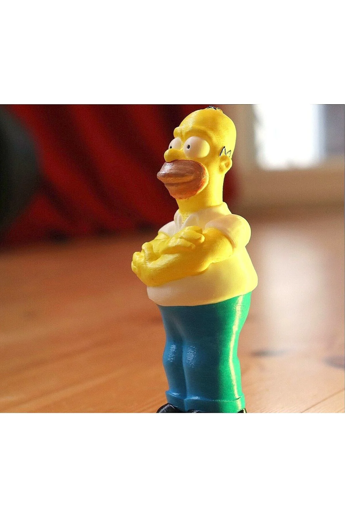 Homer Simpson Simpsons Simpsonlar Boyalı Figür 15 Cm