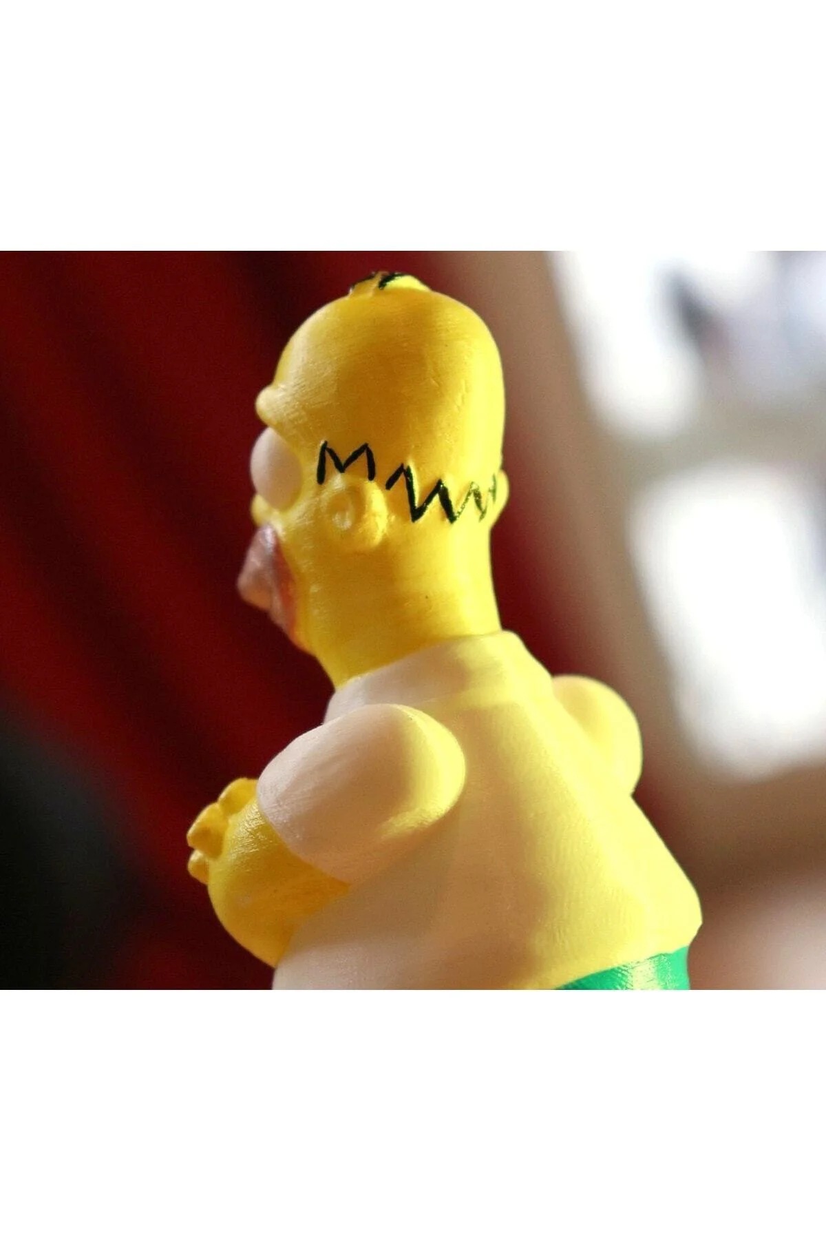 Homer Simpson Simpsons Simpsonlar Boyalı Figür 15 Cm