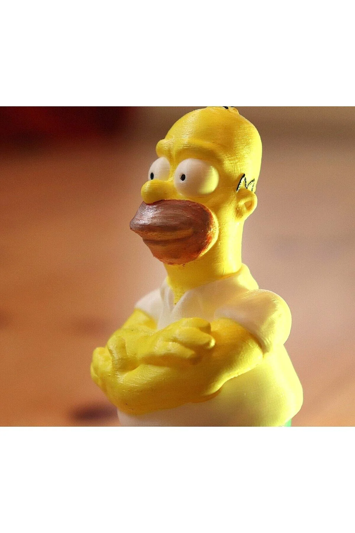 Homer Simpson Simpsons Simpsonlar Boyalı Figür 15 Cm