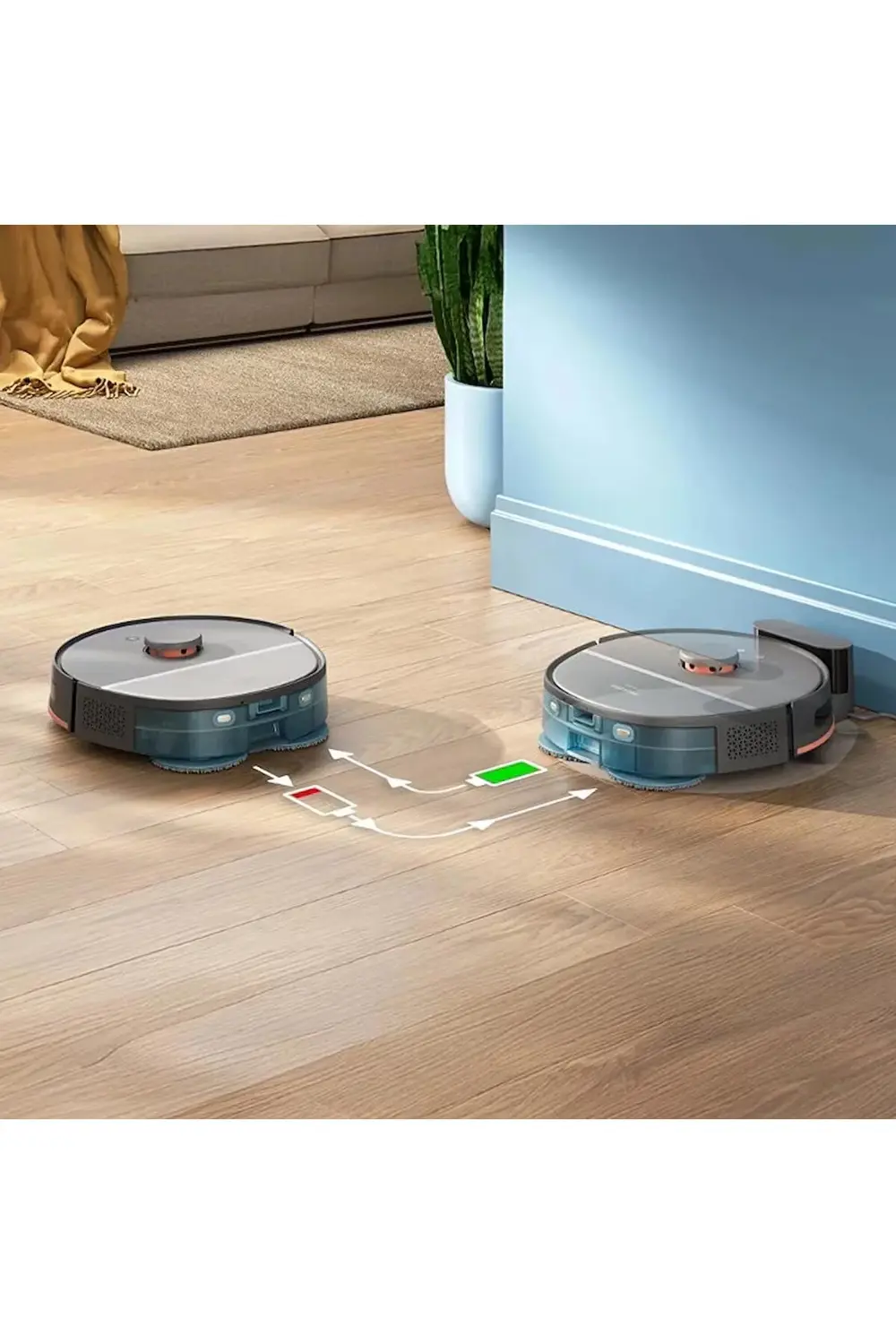 HomeRun 5000 Serisi XU5000/10 Siyah Akıllı Robot Süpürge