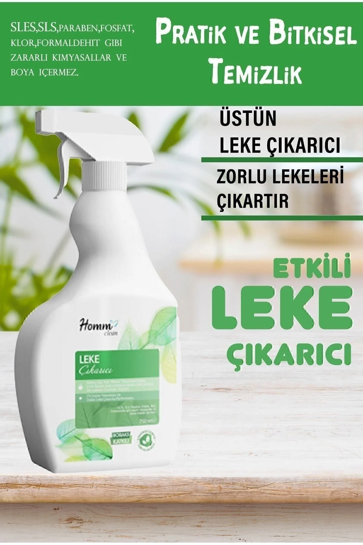 Homm Bitkisel Leke Çıkarıcı 750 ml