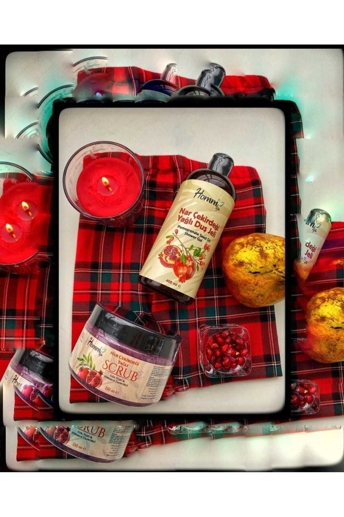 Homm Bitkisel Nar Çekirdeği Yağlı Scrup