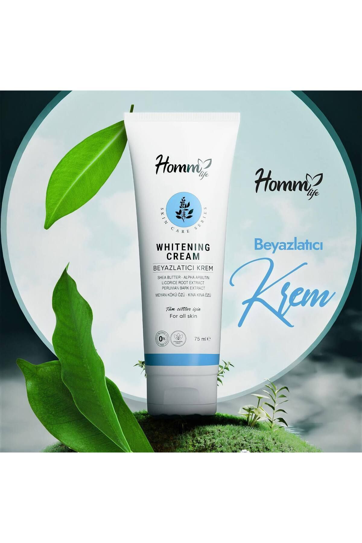 HOMM LIFE BEYAZLATICI KREM 75 ML