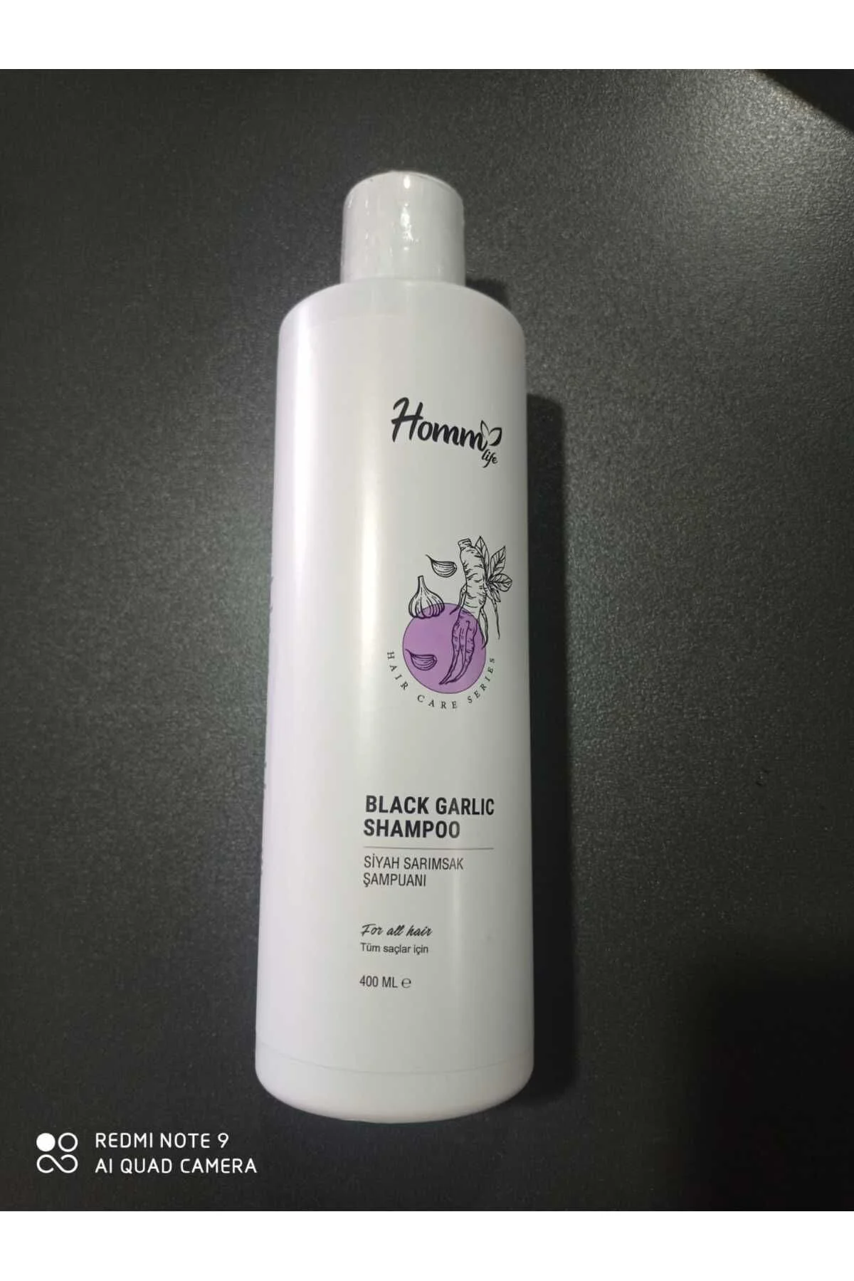 HOMM LIFE SİYAH SARIMSAK ŞAMPUAN 400 ML HOMM LIFE SİYAH SARIMSAK ŞAMPUAN 400 ML