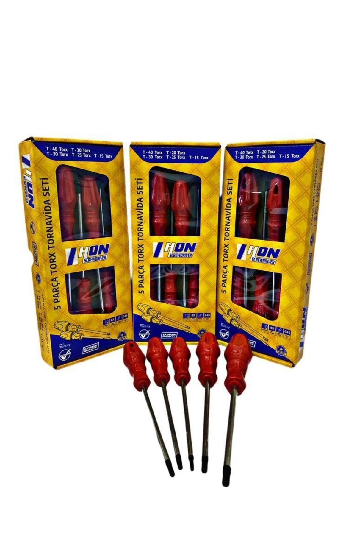 Hon 5 Parça Torx Tornida Seti