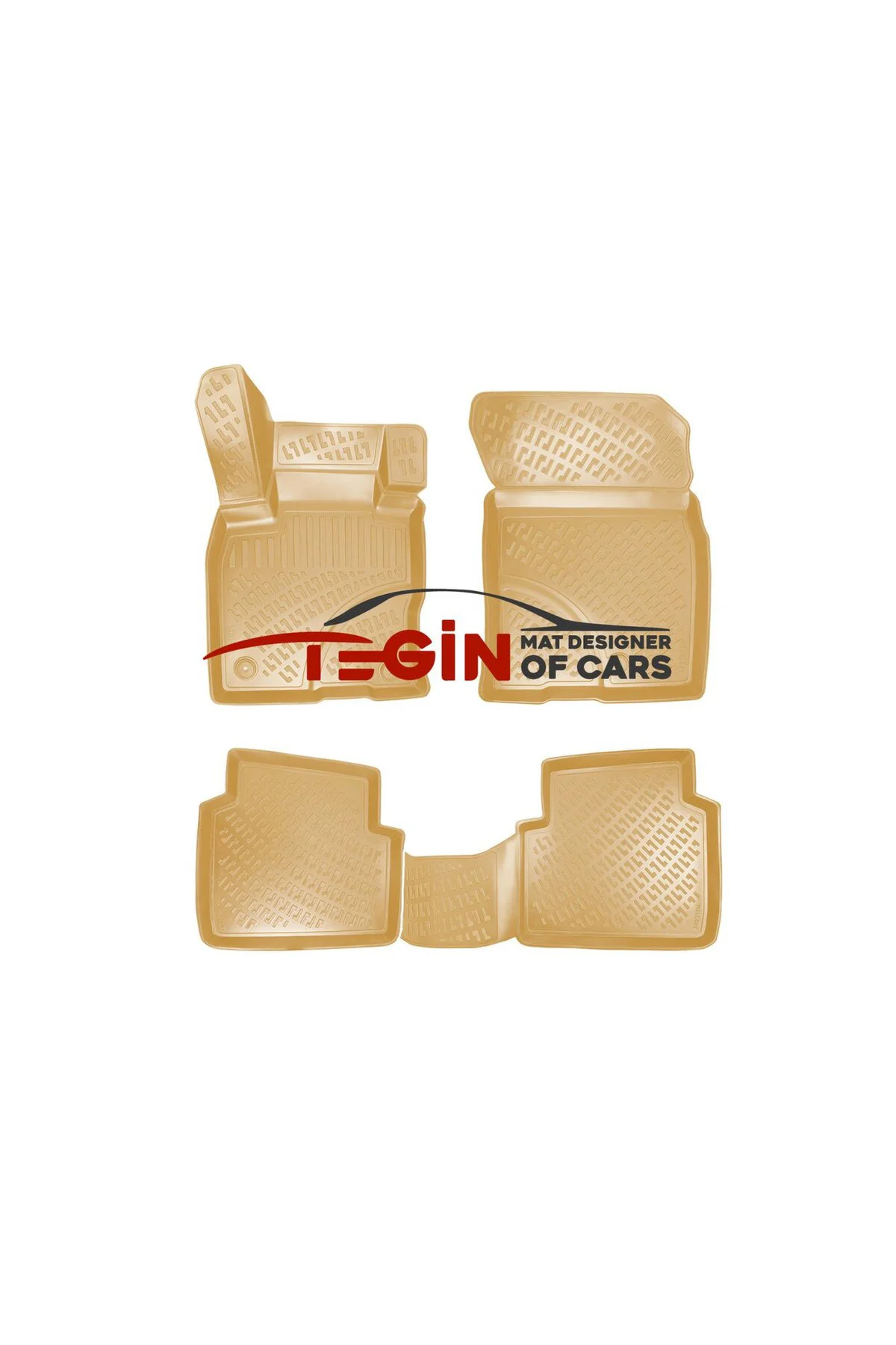 Honda Accord 2002-2008 Manuel Bej 3D Havuzlu Paspas