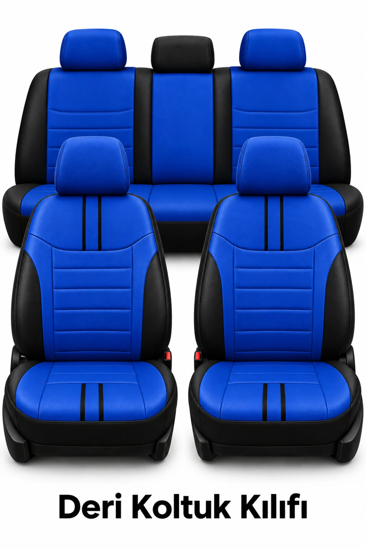 Honda Accord 2003 ve Sonrası Uyumlu Colorline Elegance Deri Mavi Siyah Koltuk Kılıfı Honda Accord 2003 ve Sonrası Uyumlu Colorline Elegance Deri Mavi Siyah Koltuk Kılıfı