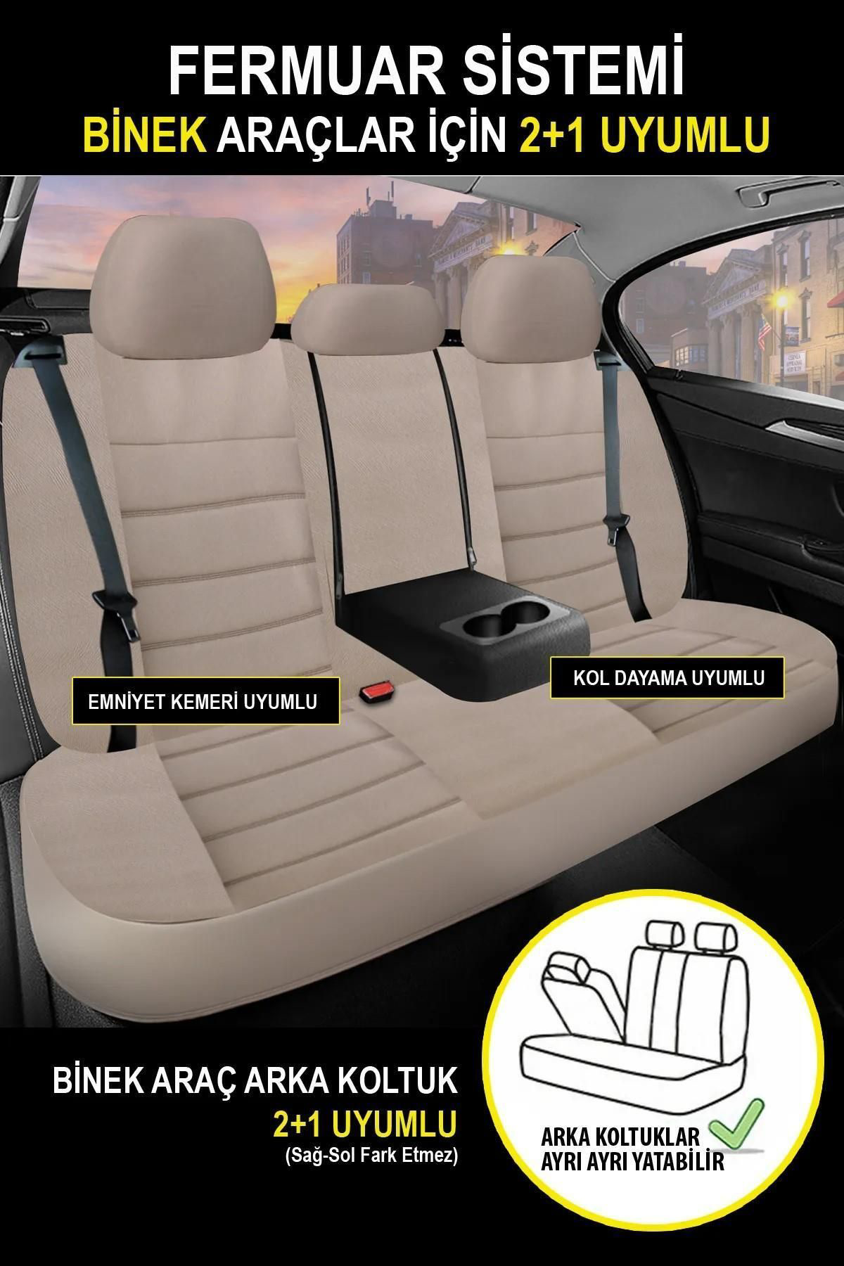 Dgnl Honda Accord 2003-2008Uyumlu Oto Koltuk Kilifi Comfort Serisi - S