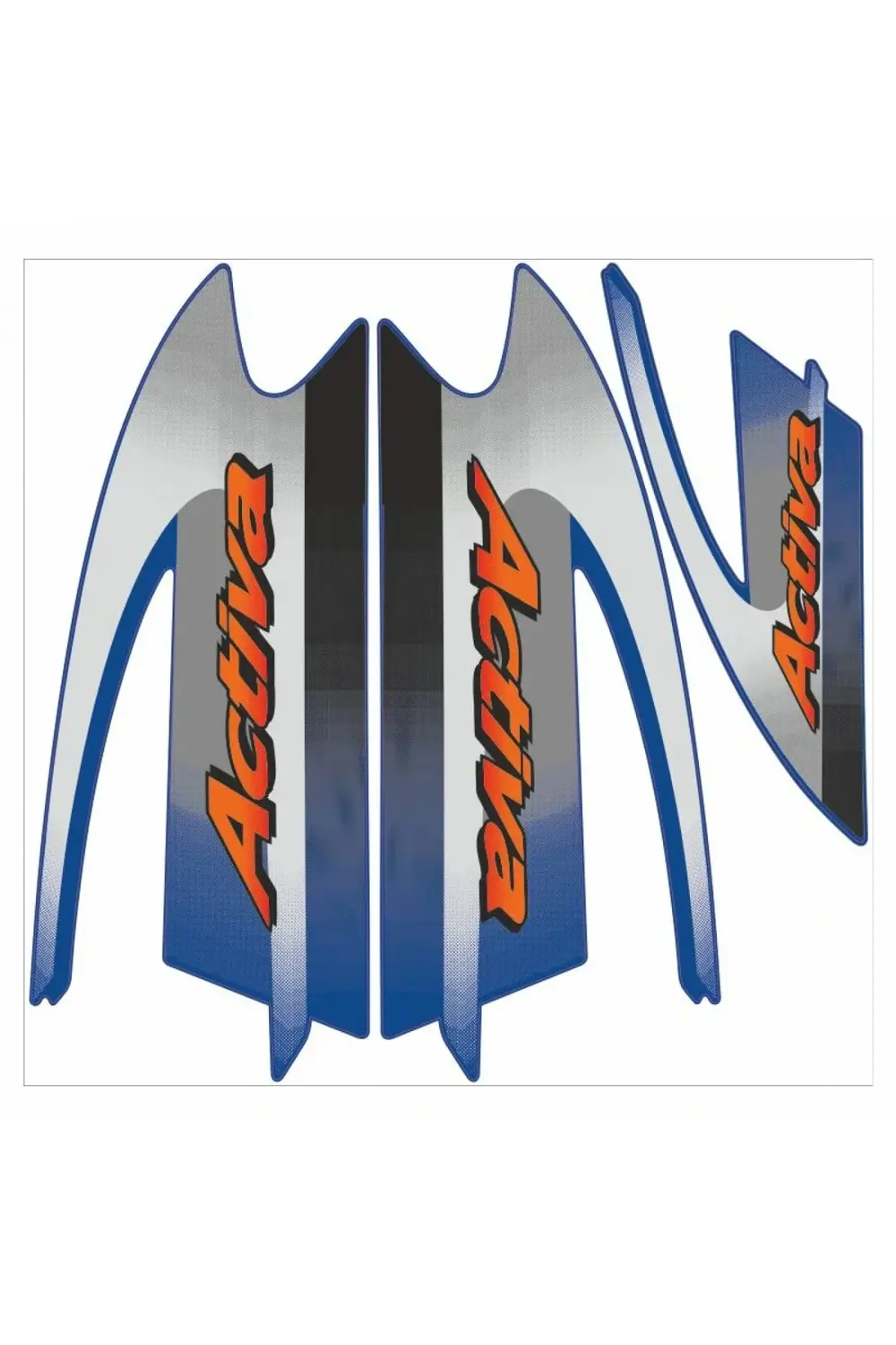 Honda Activa Uyumlu Sticker Seti (2000-2010 Uyumludur)