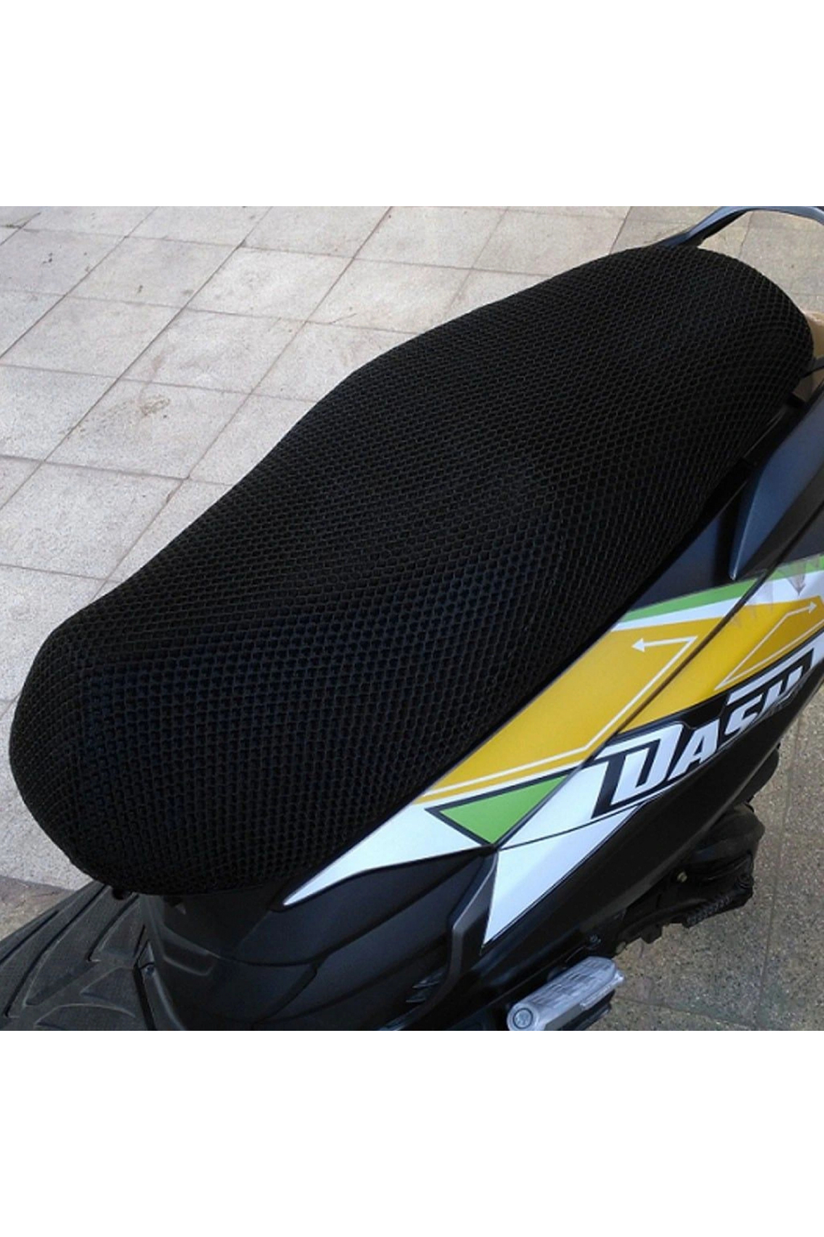 Honda Activa125 (2023 Sonrası) Fileli Sele Kılıfı 3D Çift Katlı T