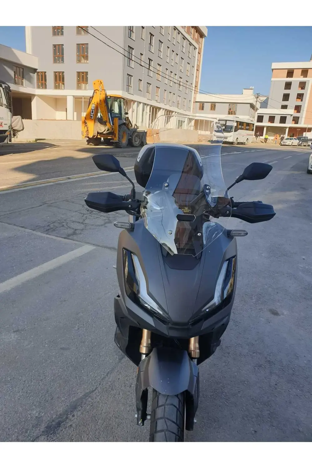 Honda Adv 350 Ön Cam 2023 2024 Model 60cm Şeffaf Renkli 4mm Orta