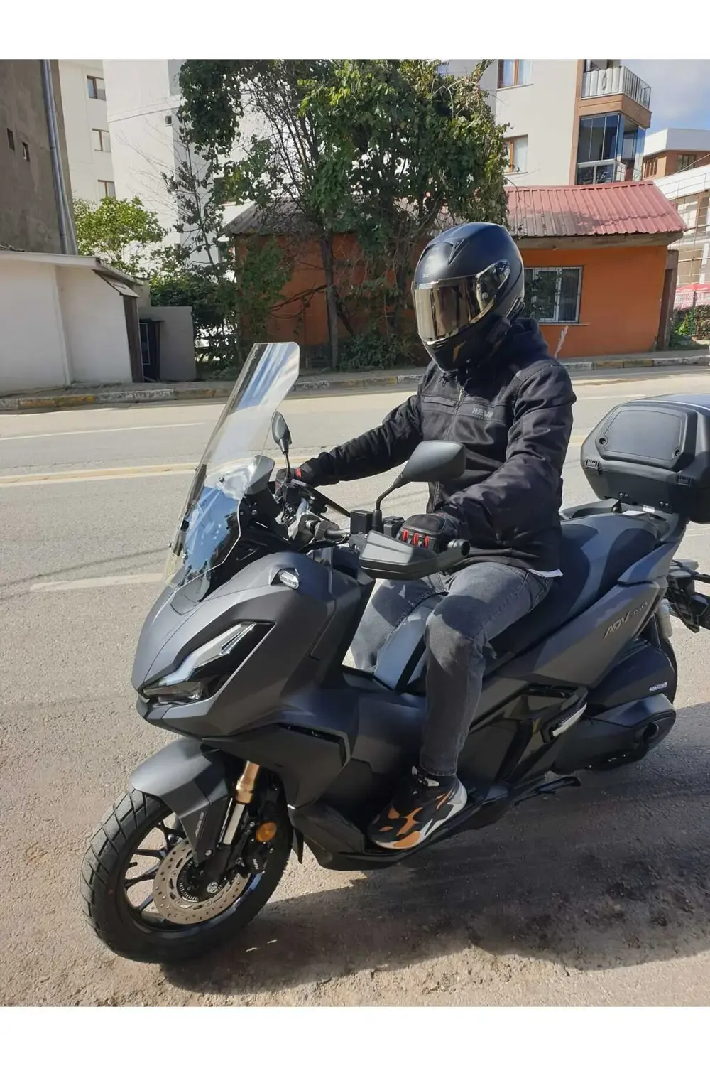 Honda Adv 350 Ön Cam 2023 2024 Model 60cm Şeffaf Renkli 4mm Orta