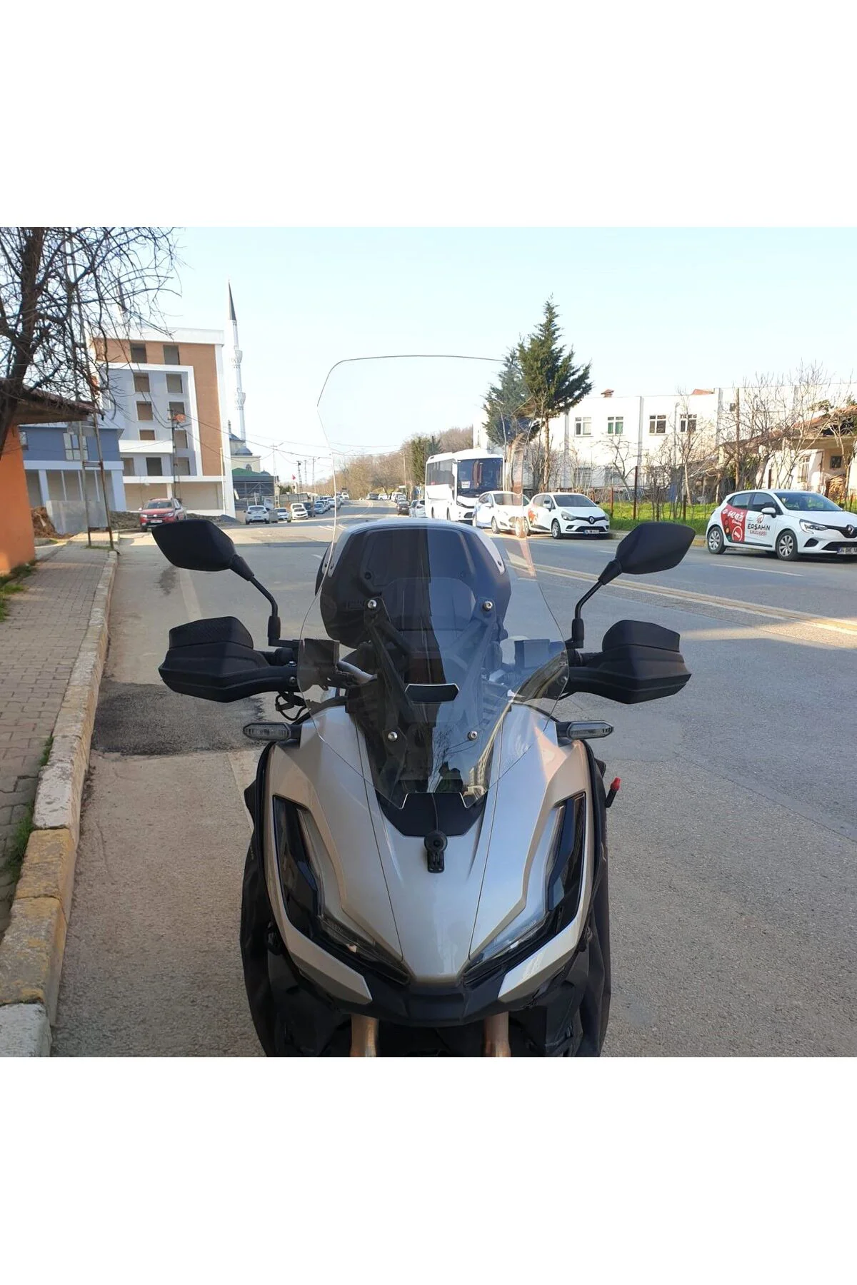 Honda Adv 350 Ön Cam 2023-2026 Model 72cm Şeffaf Renkli 4mm UZUN