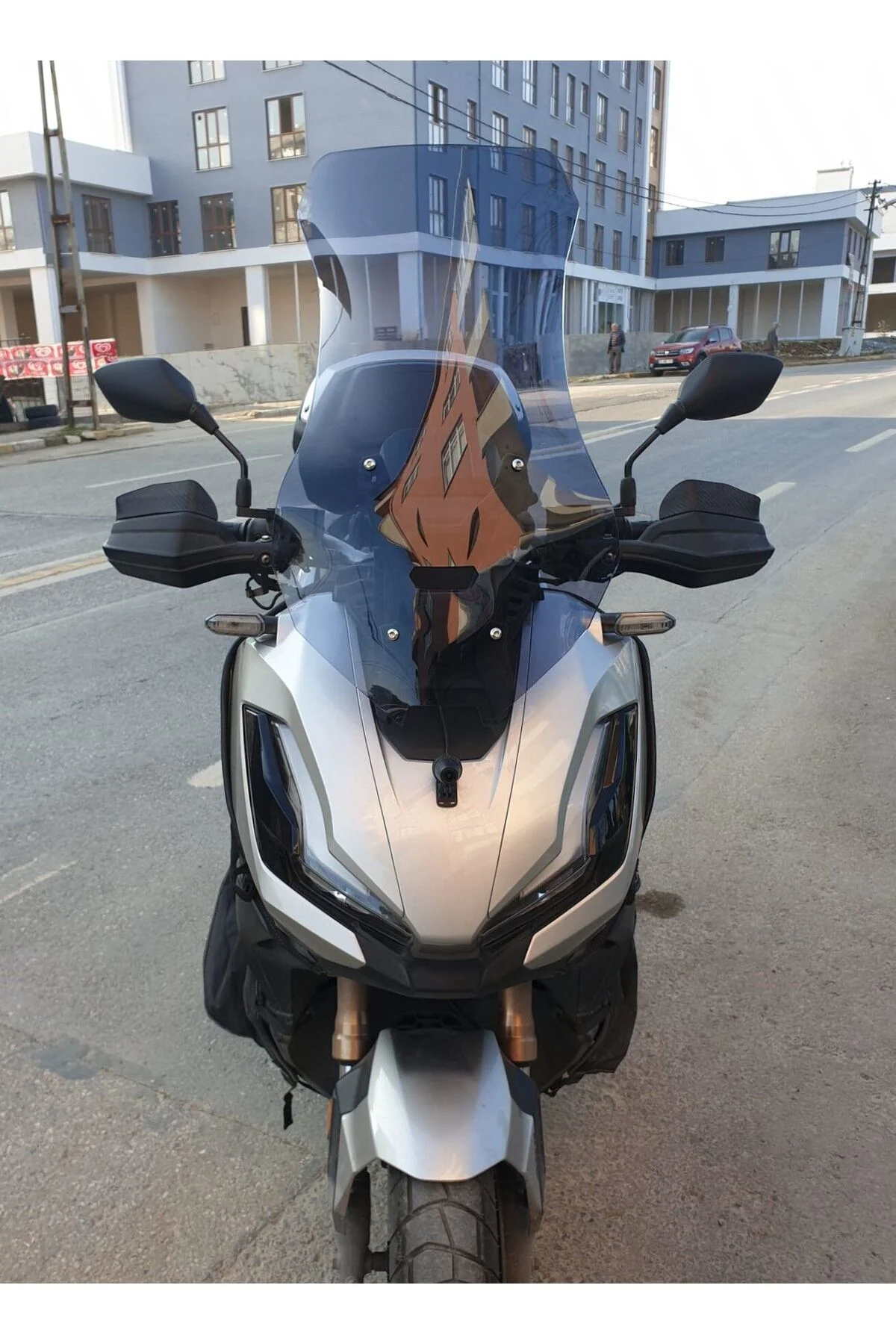 Honda Adv 350 Ön Cam 2023-2026 Model 72cm Füme Renkli 4mm UZUN