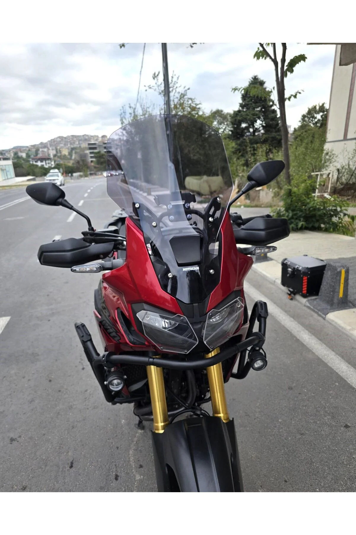 Honda Africa Twin CRF 1000 Ön Cam 2016-2020 Model 55cm Füme Renkl