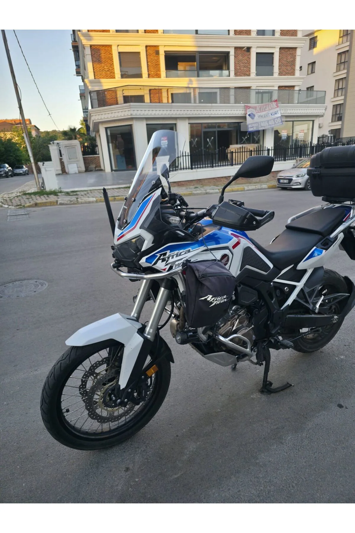 Honda Africa twin CRF 1100L L1 Ön Cam 2020-2023 Model 51cm Şeffaf Renkli 4mm UZUN
